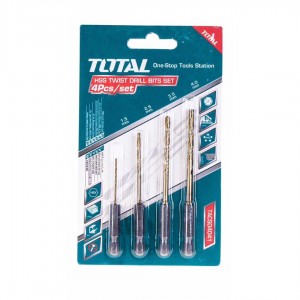 جموعة ريش تعمل مع فرد الشد (TACSD4041) t bits drill twist HS من توتال TOTAL