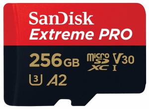 كرت ذاكرة سانديسك sandisk Micro SD C10 256g 200/s 4k