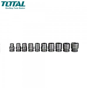 10PCS 1/2 impact socket set THISTD12101 مجموعة تتضمن 10 قطع جوز فرد شد كومجي 2/1"