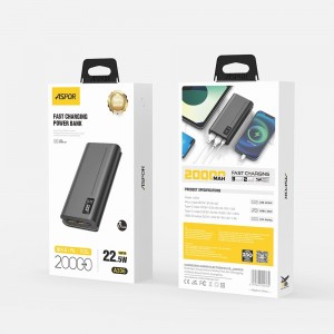 بور بانك ماركة اسبور  ASPOR A336 20000mAH