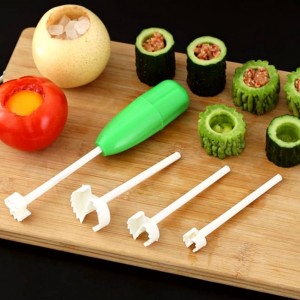 حفارة المحاشي اليدوية 4 رؤوس Vege Drill