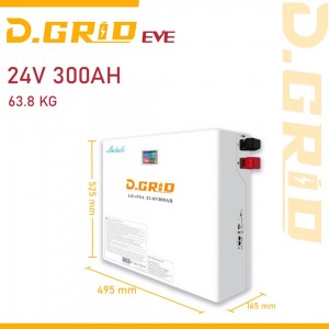 بطارية ليثيوم D-GRID 24V 300AH