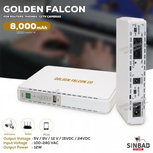 بور بانك راوتر   8800mAhGOLDEN FALCON,CO FL:BT888N 8000mAh