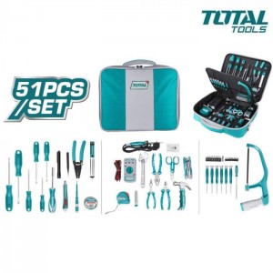 مجموعة تتضمن 29 قطعة عدة مشكلة (THKTV02H291) Pcs household tools set 29 من توتال TOTAL