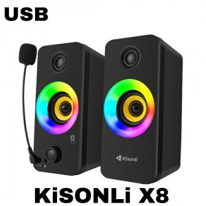 سبيكر KiSONLi  USB2 موديل X8