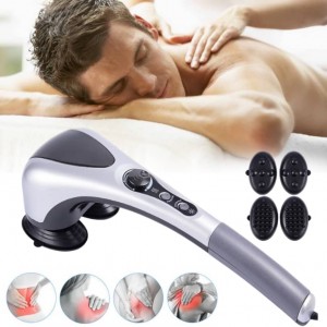 جهاز مساج حراري راسين Blueidea double heads heating massager