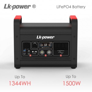 محطة طاقة محمولة - LK-POWER MARS I PRO, 1500W Capacity: 1344WH, Lithium Portable Power Station