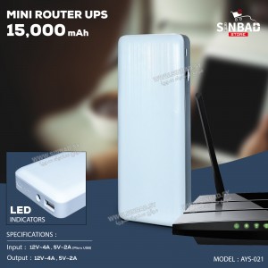 بور بانك راوتر  ays-021 15000mAh