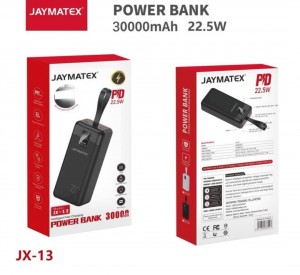 بور بانك JAYMATEX 30000MAH QC JX-13