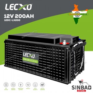 بطارية اسيد مغلقة هندية ليكسو lecxo lx200-12dc/12v 200ah batrery