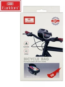 هولدر دراجة مع بيت حماية للموبايل ومحفظة قماش Earldom Bicycle Bag ET-S8 1060