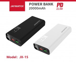 بور بانك JAYMATEX 20000MAH QC JX-15