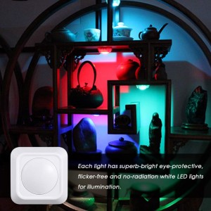 ضوء ليد 3 قطع مع جهاز تحكم  3pcs light with 1 remot controller colorful light