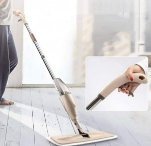 ممسحة مايكروفايبر مع بخاخ