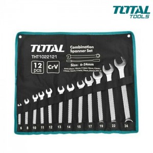 مجموعة مفتاح مزدوج شق / حلق THT1022121 من توتال TOTAL