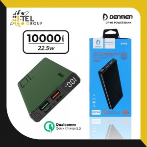 بوربانك denmen dp06 10000mah fast charge 18w