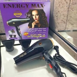 سيشوار ENERGY MAX موديل 8976 { الأسود }
