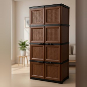 خزانة  بابين  4 طوابق Homy Plast WB-0441