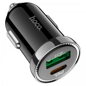 مجموعة شاحن السيارة " Leading" PD20W+QC3.0 مع كابل