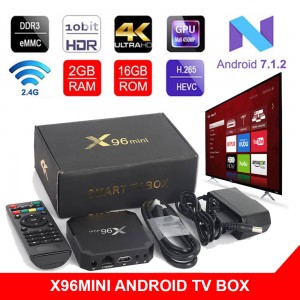 X96MINI ANDROID TV BOX مع كيبورد هدية