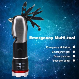 كشاف مع ادوات متعددة الاستخدامات Multi functional Tool Flashlight