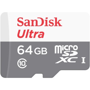 كرت ذاكرة سانديسك sandisk Micro SD C10 64g 100/s