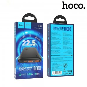 باور بانك j101 سعة 10000 ميللي أمبير, لون أسود, من HOCO  
