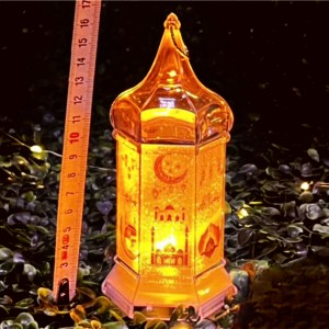 فانوس شفاف رمضان تعليق 16 سم