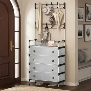 خزانة 4 دروج وتعليقة STORAGE RACK