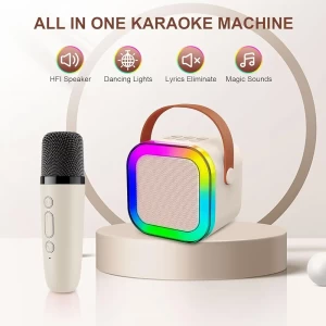 مايك مع سبيكر كاريوكي Hitage Warble Wireless Karaoke speaker