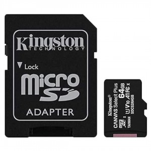 بطاقة كينجستون Kingston Memory Card SDCS2/64GB