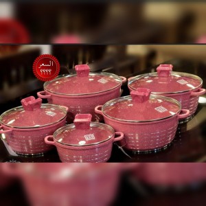 طقم طناجر غرانيت MGC