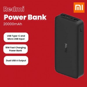 بور بانك من شاومي Redmi Power Bank 20000mAh 