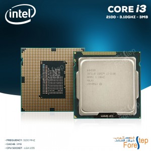 معالج CPU intel LGA1155 Core™ i3 ‐2100‐3M CASH 3.10 Ghz