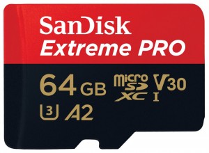 كرت ذاكرة سانديسك sandisk Micro SD C10 64g 200/s 4k