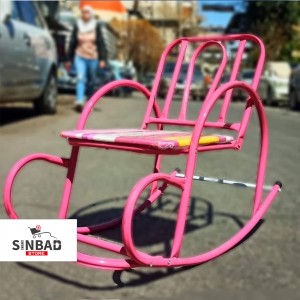 كرسي اطفال حديد\اسفنج