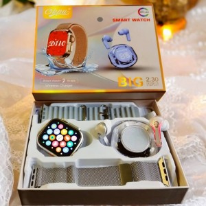 ساعة ذكية + سماعات Smart Watch D110