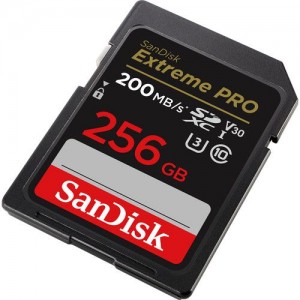 كرت ذاكرة سانديسك sandisk SD C10 256g 200/s 4K