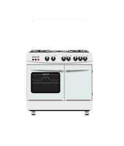 فرن غاز 5 رؤوس لون أبيض HC 9519 W