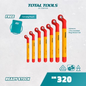 7PCS insulated ring wrench set THKISPA0702 7 قطع مفتاح حلق / معزول