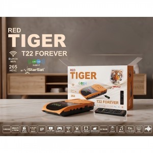 ريسيفر مع قنوات RED TIGER T22 FOREVER STARSAT