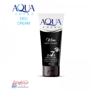 كريم مزيل التعرق أسود رجالي ماركة اكوا AQUA cosmo Man Deo cream 50G black