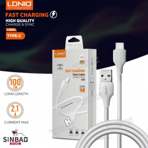 كبل  شاحن Type-c LS541 ماركة LDNIO 
