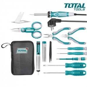مجموعة تتضمن 13 قطعة عدة موبايلات (TKTTSK0132) Pcs Telecom Tools set 13 من توتال TOTAL