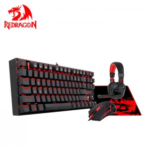 طقم كيبورد+ماوس+سماعة ريدراغون REDRAGON K552-BB-2 Mechanical
