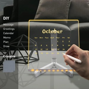 لوح أكريليك مضيء برسم ثلاثي الأبعاد Likeide Led Panel
