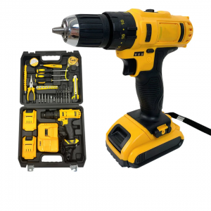 فرد تثقيب لاسلكي  بطاريتين  Lithium drill tool set LDWZ-002