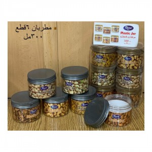 مرطبان اسطواني  300 مل 6قطع