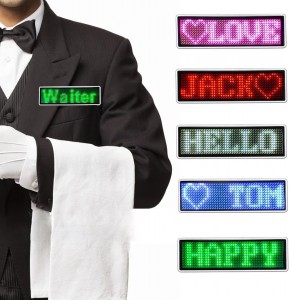 بطاقة ذكية للاسماء LED BADGE