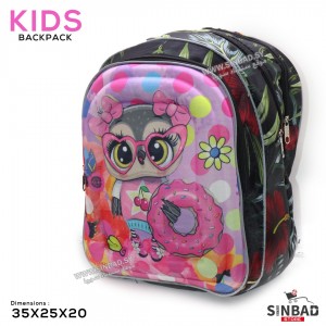 حقيبة مدرسية KIDS بناتي رسمة نافرة